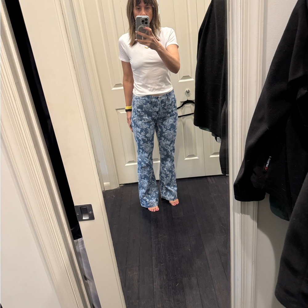 Gap x love shack fancy flare jeans - Picture 2 of 5